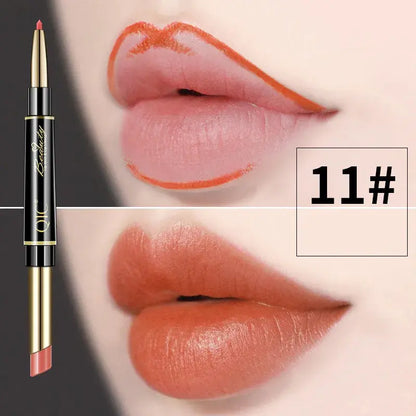 Doppelseitiger Lippenstift und Lippenkonturenstift QIC