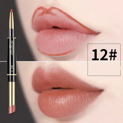 Doppelseitiger Lippenstift und Lippenkonturenstift QIC