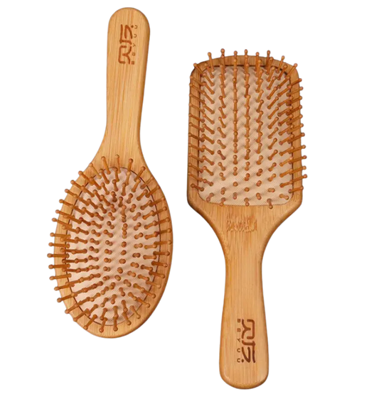 Anti-Frizz-Bambus-Haarbürste 