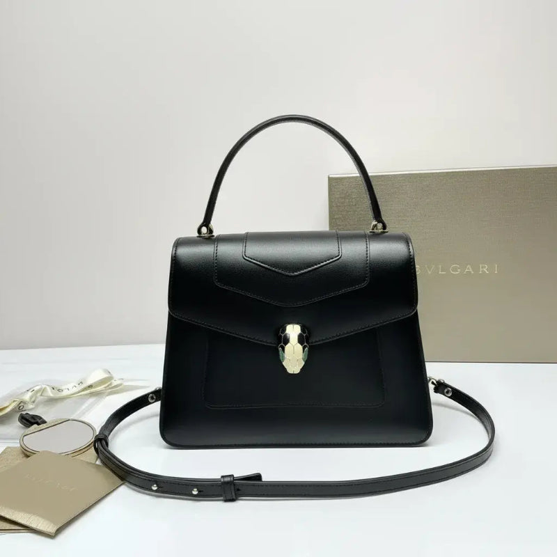 Serpentia Noir Charm Bag