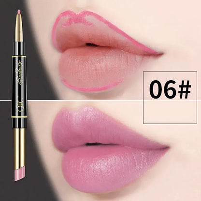 Doppelseitiger Lippenstift und Lippenkonturenstift QIC