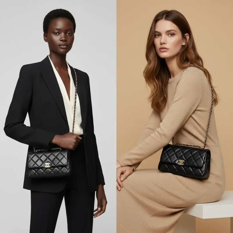 Mini Élégance Noir Tasche