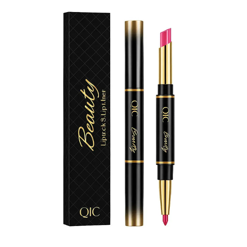 Doppelseitiger Lippenstift und Lippenkonturenstift QIC